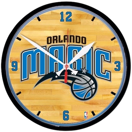 Wincraft Orlando Magic Round Chrome Wall Clock 1094327811